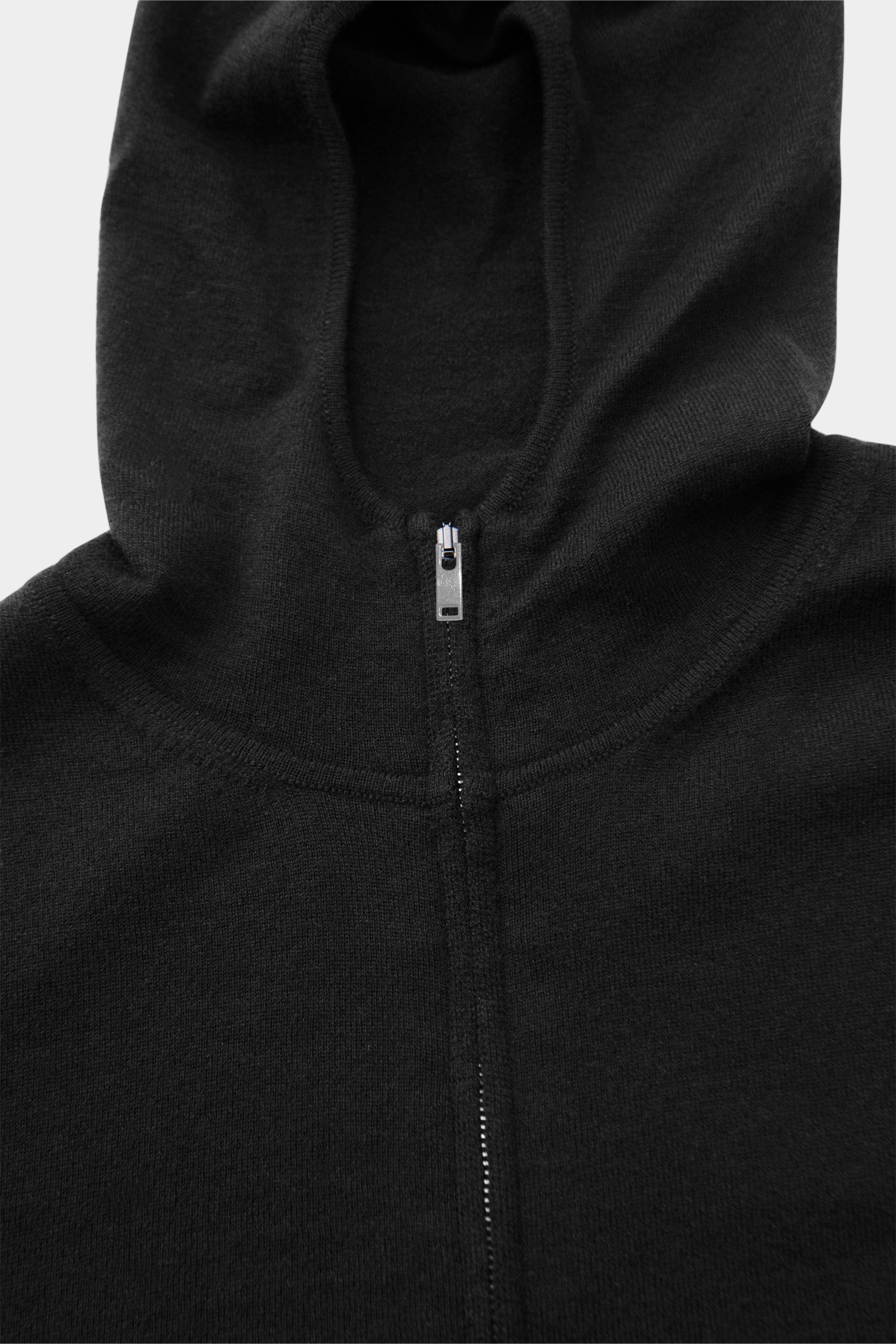 Cashmere and Merino Wool Zip-up Hoodie