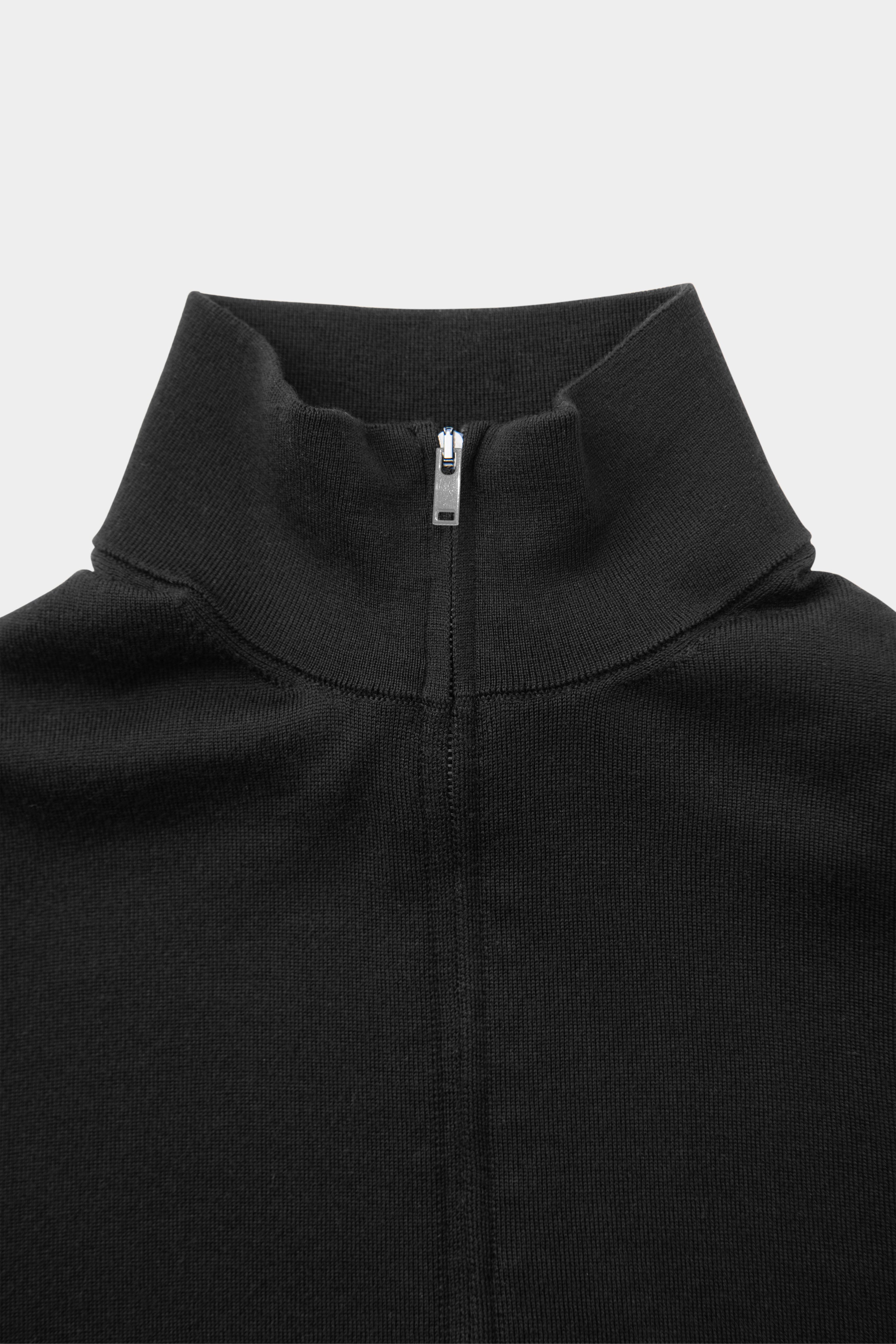 Silk and Merino Wool Zip-Up Sweater