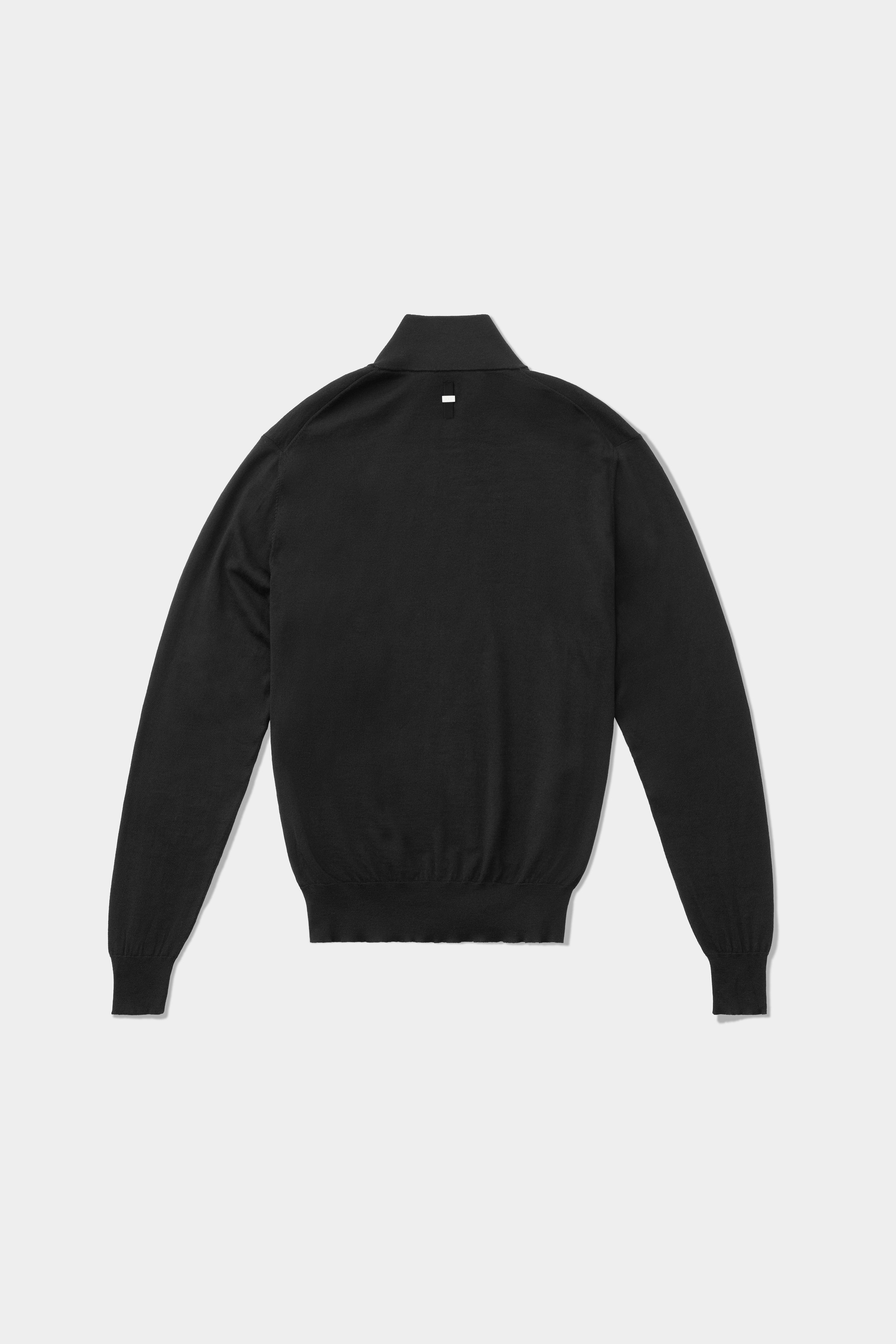 Silk and Merino Wool Zip-Up Sweater